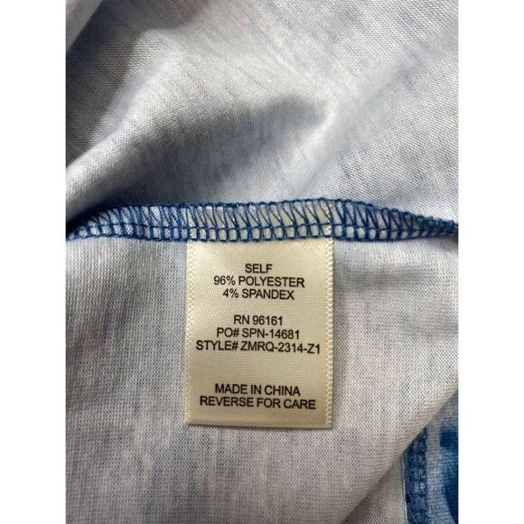 Be‎ Bop Hoodie Dress Juniors' Small Blue Tie Dyed Stretchy Drawstring Pullover - Picture 9 of 11